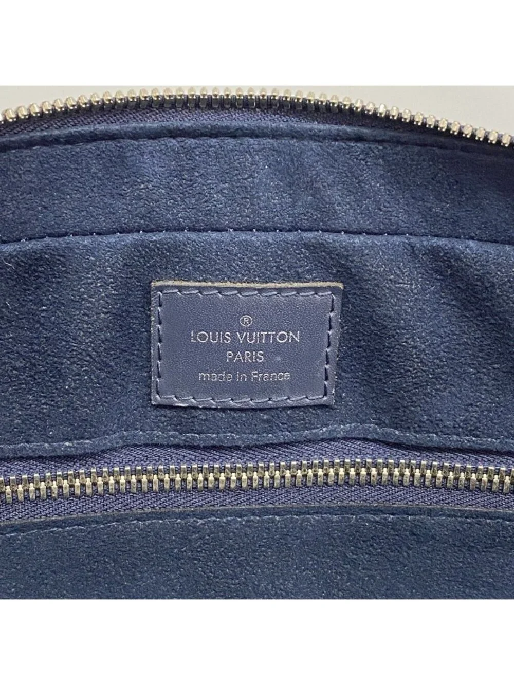 Louis Vuitton Business Epi Dandy Briefcase MM Blue Marine